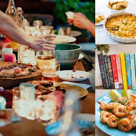 All the Book Club Dinner Ideas You'll Ever Need Dinner Ideas South Africa, Book Club Dinner Ideas, Book Club Menu, Book Club Food, Irish Dinner, Dinner Suggestions, Easy Gingerbread Cookies, Peanut Blossoms, Book Club Parties