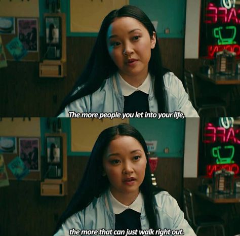 Jeans Quote, Movie Captions, Tv Series Quotes, Movies Quotes Scene, Favorite Movie Quotes, Lara Jean, Movie Quote, Quotes On Instagram, Movie Couples