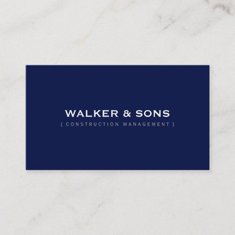 Ryan Butcher, Masculine Business Cards, Interior Designer Branding, Realtor Logos, Personal Trainer Business Card, Personal Trainer Business, Navy Color Palette, Blue Business Card, Blue Names