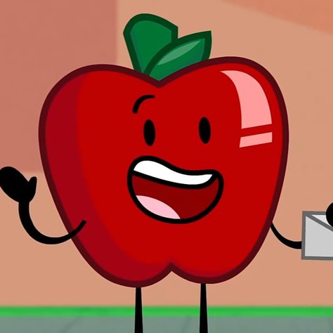 shes underrated ily apple Apple Inanimate Insanity Icon, Inanimate Insanity Season 2, Apple Inanimate Insanity, Ii Pfp, Ii Characters, Cross Your Fingers, Four X, Apple Ii, Funny Talking