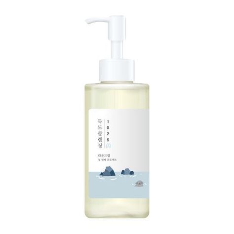 ROUND LAB - 1025 Dokdo Cleansing Oil | YesStyle Salvia Officinalis, Sage Oil, Primrose Oil, Evening Primrose Oil, Oil Cleanser, Beauty Packaging, Glass Skin, Cleanser And Toner, Blackhead Remover