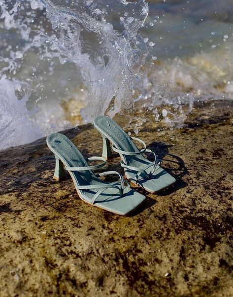 Summer Shoes Photoshoot, Sandal Photography, Beach Still Life, Beach Fashion Shoot, Shoes Editorial, Mermaid Shoes, Beach Editorial, Shoe Advertising, Shoes Fashion Photography