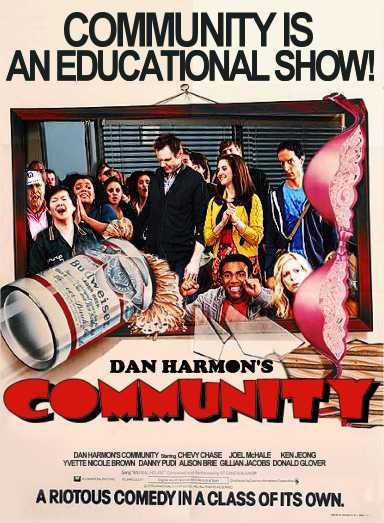 Community posters - Imgur Community Tv Series, Poster Promo, House Community, Community Tv Show, Community Tv, The Office Show, Community Show, Dan Harmon, Uni Room