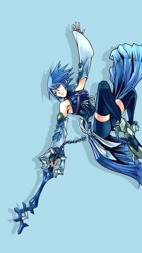 Aqua Kingdom Hearts wallpaper Kh Aqua, Kingdom Hearts Aqua, Aqua Kingdom Hearts, Sora Kingdom Hearts 3, Terra Kingdom Hearts, Destiny Trio, Kingdom Hearts Wallpaper, Kingdom Hearts Characters, Hearts Wallpaper