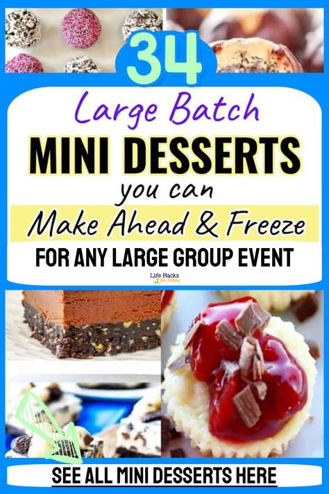 Make Ahead Mini Funeral Desserts You Can Freeze - if you need easy funeral dessert ideas, these mini bite size desserts and cheesecakes are all freezer friendly so you can make them ahead of time and carry in with you or set out on the reception, wake or memorial service dessert table when you're ready to serve guests. Easy Mini Desserts Recipes, Mini Dessert Easy, Lemon Desserts Easy, Finger Desserts, Individual Cheesecakes, Mini Dessert Recipes, Potluck Desserts, Cakes And Desserts, Shower Desserts