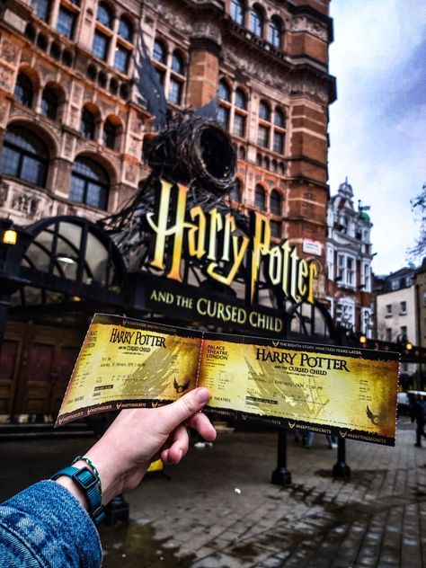 Picture from February 15 2020, tickets for Harry Potter and the cursed child parts I and II in the Palace Theatre in London (Cast 4) Hp Widget, Harry Potter And The Cursed Child, Harry Potter Ticket, Hogwarts London, Harry Potter Theatre, London Harry Potter, Harry Potter Cursed Child, Harry Potter London, Harry Potter Travel