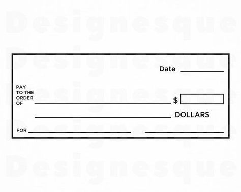 Money Svg, Check Template, Bible Clipart, Illustrated Faith Bible, Printable Scripture Art, Printable Checks, Money Template, Blank Check, Bank Check