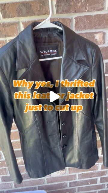 Heather Whitworth on Instagram: "Have you seen what leather costs at the craft stores lately? 😳…. This jacket upcycle was a WAY cheaper option to get the leather I needed for my witch feet. Halloween is coming guys! 

#sewingiscool #upcycler #smallbusinessowner #shadesofheatherdesigns #seamstressesofinstagram #sewist #seamstresslife #lovetosew #makersgonnamake #patternmaking #creator #sewingcheaperthantherapy #sewing #jukiindustrial #quilter #fabricholic #etsyshopowner #handmade #repurposed #momswhosew #imadeit #seweveryday #sustainableliving #boutiquevendor #leather #leatherupcycling #halloweendecor #repurpose #upcycle" Upcycled Jackets Diy, Leather Jacket Refashion, Repurposed Leather Jacket, Diy Leather Jacket Refashion, Repurpose Leather Jacket, Upcycling Leather Jacket, Leather Jacket Diy Upcycle, Upcycle Leather Jacket Diy Ideas, Leather Jacket Upcycle