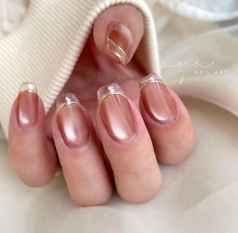 Cute Asian Nail Designs, Asian Nail Designs, Asian Nail Art, Clear Gel Nails, Asian Nails, Clear Gel, Nails Ideas, Nail Design, Nail Ideas