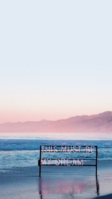 iPhone wallpaper This Must Be My Dream, The 1975, My Dream, A Sign, Wallpaper Aesthetic, The Ocean, Wallpapers, Tumblr