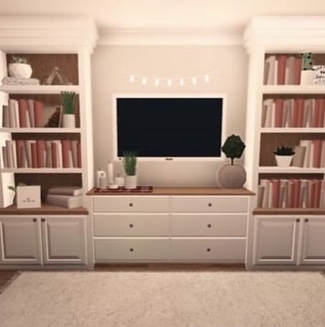 Bloxburg Living Room Ideas Cheap, 3 By 4 Bloxburg Living Room, Bloxburg Tiny Living Room, Mini Bloxburg Living Room, Cool Bloxburg Rooms, Bloxburg House Inspo Living Room, Blockburg Living Room Idea, Living Room Designs In Bloxburg, 3 By 5 Bloxburg Bedroom