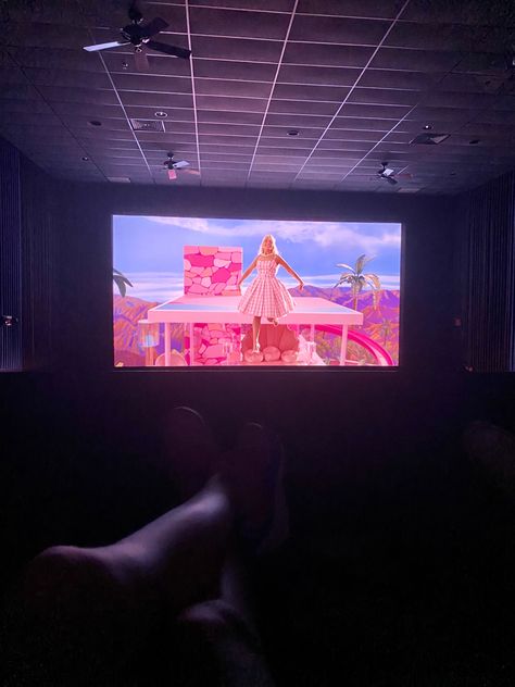 Movies, movie, movie theatre, barbie, barbie movie, ken, kennergy, margot robbie, movie aesthetic, movie theatre aesthetic Pink Movie Theater Aesthetic, Movie Theatre Aesthetic, Barbie Movie Ken, Old Barbie Movies Aesthetic, Barbie Movie Ending Scene, Barbie Movie In Theatre, Barbie Barbie Movie, Drive In Movie Theater Aesthetic, Theatre Aesthetic