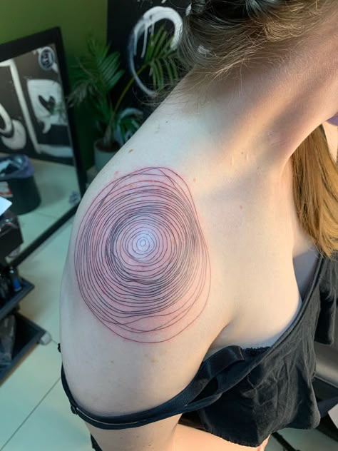 Tree Ring Tattoo Shoulder, Tree Rings Tattoo, Tree Stump Tattoo, Tree Ring Tattoo, Bloemfontein South Africa, Inner Elbow Tattoos, Spiral Tattoo, Journey Tattoo, 2024 Tattoo