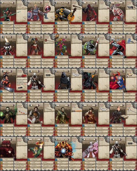 Personajes para Zombicide Black Plague by yotex2 on DeviantArt Blank Character Template, Blank Character, Zombicide Black Plague, Black Plague, Character Card, Marvel Cards, Character Template, Character Sheet, Blank Card