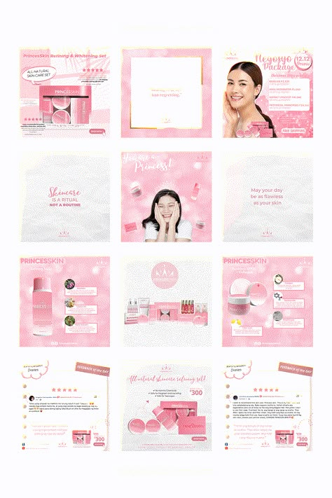 Skincare Social Media Post Design, Skincare Design Poster, Skincare Poster Design, Skincare Social Media Design, Skincare Poster, Skincare Design, Skincare Social Media, Instagram Design Layout, Instagram Feed Planner