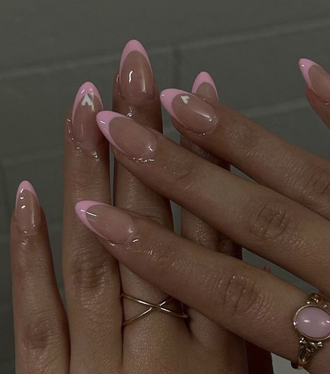 Pink Fashion Design, Almond Nails Pink, Paznokcie Hello Kitty, Kutek Disney, Manikur Kuku, Nagel Tips, Girly Acrylic Nails, Basic Nails, Almond Nails Designs