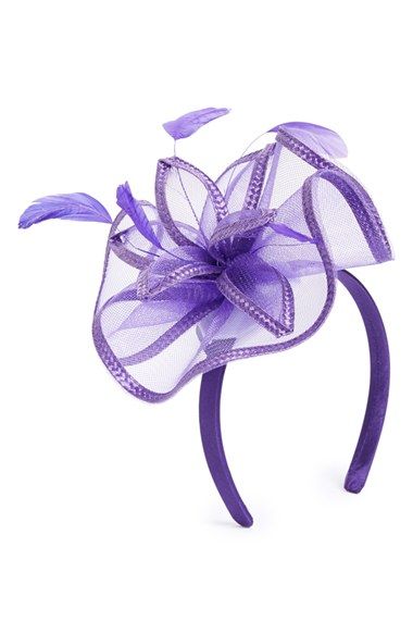 August Hat Feathered Floral Fascinator Headband Hair Styles With Hats, Floral Fascinator, Purple Fascinator, Fascinator Hats Diy, Floral Fascinators, Hats Baseball Caps, Women's Hair Accessories, Fabric Flower Tutorial, Fascinator Hairstyles