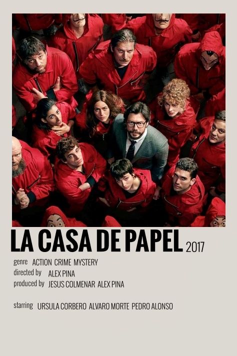 la casa de papel minimalist poster by multiwanda Poster Wall Music, Art Heist Baby, Beaking Bad, Art Heist, Movie Bloopers, Iconic Movie Posters, Film Posters Minimalist, Girly Movies, Film Poster Design