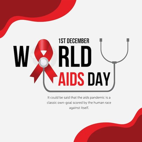 World's Aids Day, Aids Day Poster Design, Poster Hiv Aids Aesthetic, Hiv Aids Awareness Infographic, Hiv Aids Awareness, Hiv Prevention, World Mentalhealth Day, Hiv Positive, Mental Health Education