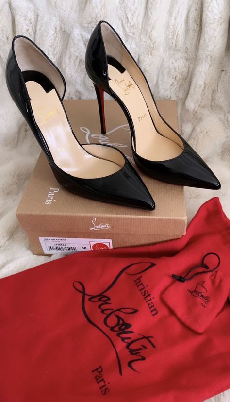 Christian Louboutin Iriza for Sale in Stockton, CA - OfferUp Iriza Louboutin, Christian Louboutin Iriza, Black Patent Heels, Patent Heels, Heels Black, Adidas Nike, Work Boots, Dress With Boots, Christian Louboutin Pumps