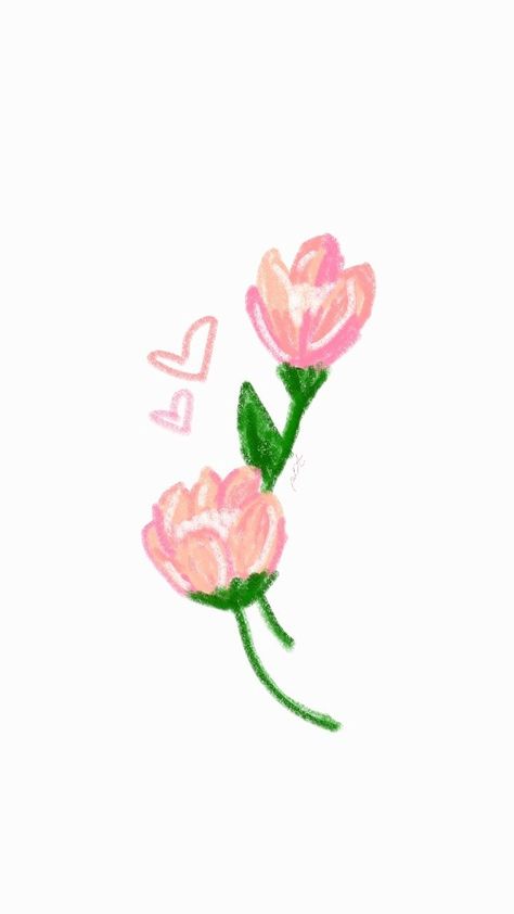 pink flower drawing art Pink Flower Drawing, Aesthetic Drawings, Cute Texts For Him, Sketches Simple, Highlight Icons, Cute Texts, Instagram Highlight Icons, Art Drawings Sketches Simple, Memory Box