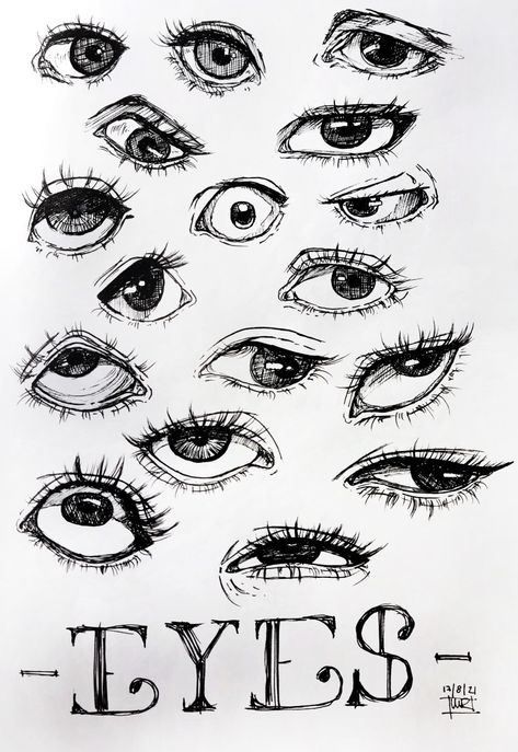 Eyes, face,  drawing Sunken Eyes Drawing, Many Eyes Drawing, Eye Bag Drawing Tutorial, Happy Eye Drawing, All Eyes On Me Drawing, Eyeballs Drawing, Crazy Eye Drawing, Eye Ball Drawings, Eye Looking Down