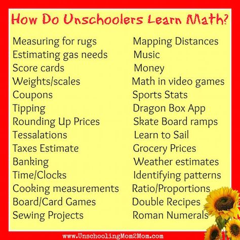 Self Directed Learning Homeschool, Unschooling Ideas Elementary, Unschooling Ideas Middle School, Unschooling Activities, Unschool Math, Radical Unschooling, Unschooling Math, Unschooling Ideas, Respectful Parenting