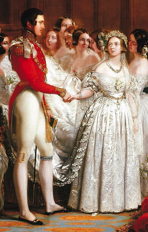 Queen Victoria Wedding Dress, Victoria Wedding Dress, Victoria Era, Prins Albert, Queen Victoria And Prince Albert, Era Victoria, Queen Victoria Family, Queen Victoria Prince Albert, 10 February