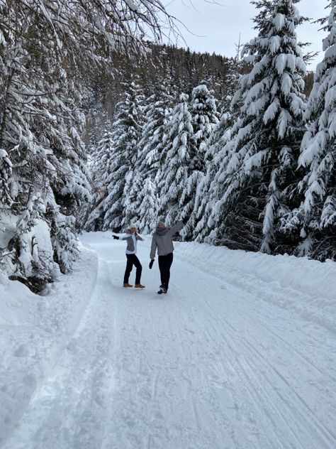 Winter Snow hiking friends mountains walking walk powder vacations travel skiing snowboarding Snow Walk Aesthetic, Winter Walks Aesthetic, Winter Bucket List Aesthetic, Winter Walk Aesthetic, Winter Activities Aesthetic, Future Relationship Goals, Mood Board Winter, Winter Vision Board, Cute Collage