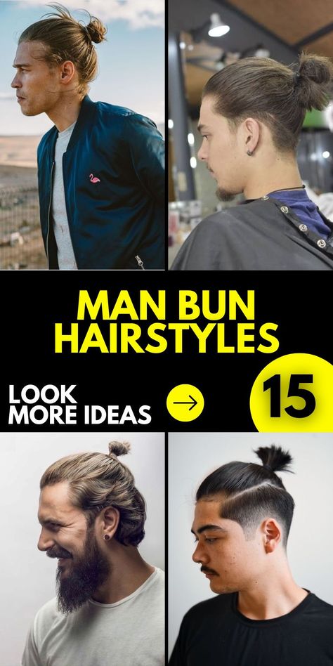 Long-haired individuals are spoiled for choice in 2024, especially when it comes to man bun hairstyles. Whether you prefer to keep it long and flowing or tie it up into a neat bun, this hairstyle offers the best of both worlds. For those who want a versatile and fashionable look, the long man bun is a top contender. Man Bun Hairstyles Curly, Men Long Hair Bun, Man Bun Top Knot, White Boy Hairstyle, Man Bun Undercut, Knot Hairstyle, Undercut With Beard, Viking Haircut, Top Hairstyles For Men