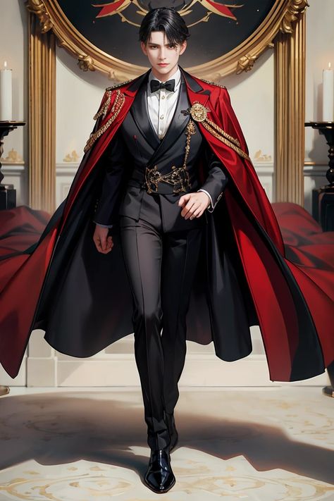 Suits Fantasy Male, Royalty Outfits Men, Royal Suits For Men, Royal Outfits Male, Futuristic Royalty, Loyal Man, Prince Suit, Oc Dress, Prince Clothes