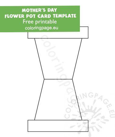 Flower Pot Template Free Printable, Flower Pot Template, Pot Template, Mothers Day Flower Pot, Alzheimers Activities, Craft Templates, Flower Pot Crafts, Card Templates Free, Mothers Day Crafts For Kids