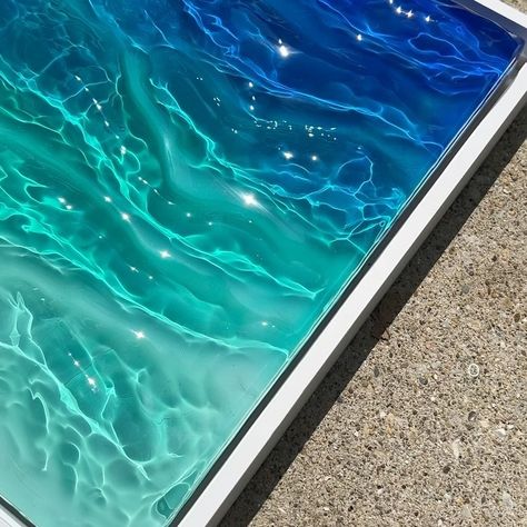 Jennifer Chapman | A full video on the steps I do to make these water pieces. I do a resin mold so I can eventually turn that into art too. @totalboat… | Instagram Resin Inspiration, Resin Water, Water Sculpture, Water Reflection, Resin Sculpture, Water Reflections, Water Art, Into Art, Art Tutorial