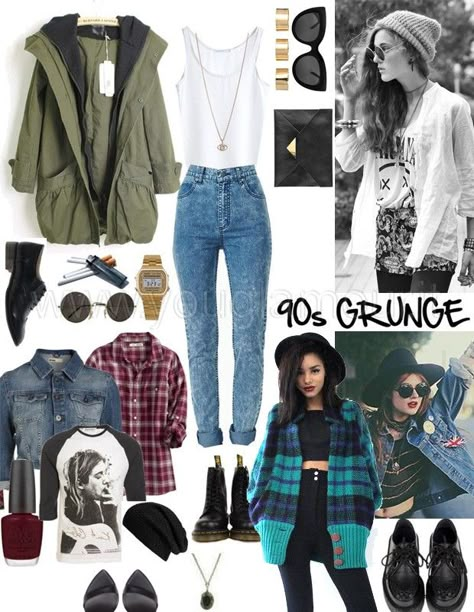 Tendenza autunno 2014: il ritorno della moda anni 90. Ecco la top list dei capi che non devono mancare nel tuo guardaroba. Leggi l'articolo. Outfit Anni 90 Vintage, 90 Style Outfits 1990s, Outfit Anni 80, 1990s Style Outfits, Outfit Anni 90, 90s Fashion Outfits 1990s Style, 90's Outfit, 1990s Aesthetic, Moda Grunge