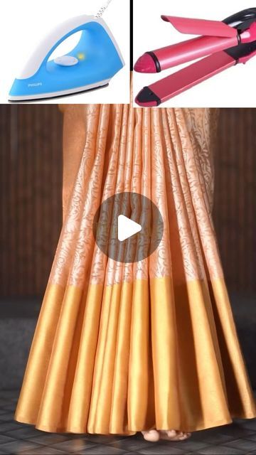 Sari Pleats, Saree Box Folding, Saree Folding, Saree Tips, Saree Drapes, Pleated Saree, Drape Sarees, Box Folding, Saree Draping