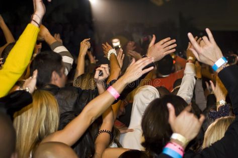 Crowd Cheers At Music Concert. A group of young music fans cheer at crowded musi , #AD, #Concert, #group, #Music, #Crowd, #Cheers #ad Crowd Cheers, Cheer Music, Concert Crowd, Music Concert, Music Fans, Technology Logo, Graphic Designers, Graphic Design Logo, A Group