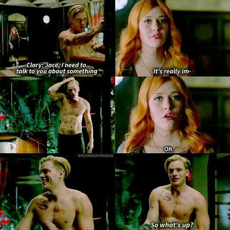 Alec And Jace, Clary Und Jace, Shadowhunters Tv Series, Clary Y Jace, Immortal Instruments, Shadowhunters Series, Clary And Jace, Shadowhunters Tv Show, Teen Wolf Memes