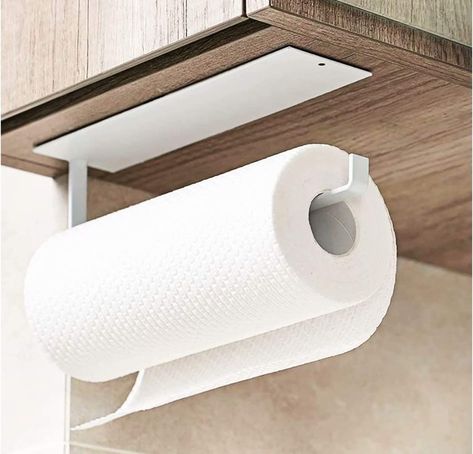 #kitchen #accessories #kitchentowel #papertowel Kitchen Towel Rack, Wall Mounted Towel Holder, Bathroom Sink Cabinets, Kitchen Paper Towel, Paper Roll Holders, Hanger Storage, Towel Holder Bathroom, Kitchen Paper, Kitchen Storage Rack