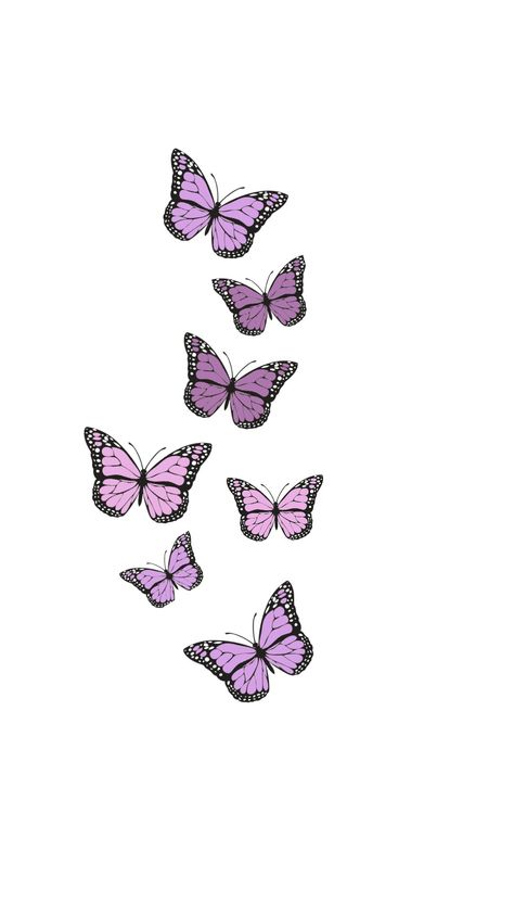 Purple Butterflies Wallpaper, Wallpaper Mariposas, Drawing Purple, Lilac Butterfly, Geometric Invitations, Butterflies Wallpaper, Purple Butterfly Wallpaper, Instagram Profile Pic, Aesthetic Purple