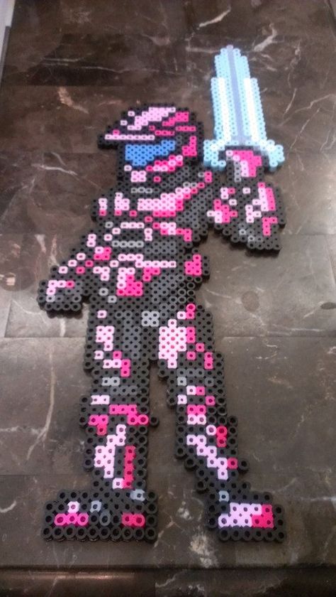 Perler Creations, Perler Ideas, Pearl Beads Pattern, Easy Pixel Art, Perler Art, Pixel Art Templates, Perler Bead Templates, Bead Sprite, Diy Perler Beads