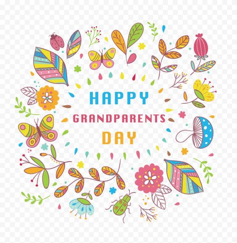 Happy Grandparents Day Image, National Grandparents Day, Happy Grandparents Day, Original Background, Day Illustration, Positive Quotes For Life Motivation, No Background, Positive Quotes For Life, Grandparents Day