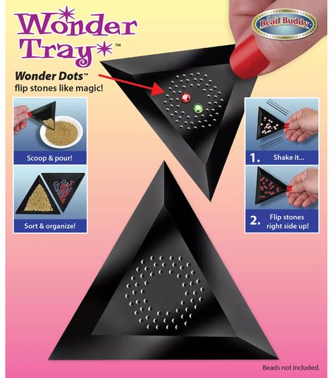 The Bead Buddy Wonder Tray with Wonder Dots, Tray Diy, Order Up, Joanns Fabric And Crafts, Jewelry Tools, Craft Tools, Beading Supplies, Crafty Ideas, Craft Stores, Craft Room