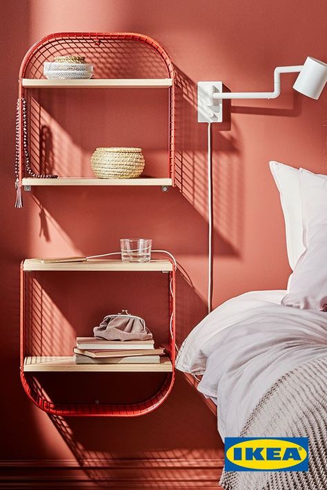 SVENSHULT shelf Svenshult Ikea Ideas, Ikea Svenshult, Mini Surau, Ways To Organize Your Closet, Ikea Best, Bedroom Storage Solutions, Work From Home Desk, Cool Shelves, Colorful Walls