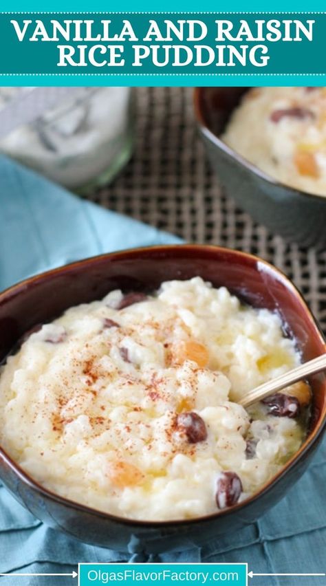 The Best Rice Pudding Recipe, Recipe For Rice Pudding, Rum Raisin Rice Pudding, Rice Pudding With Raisins Easy, Old Fashioned Rice Pudding With Raisins, Stovetop Rice Pudding, Arborio Rice Pudding, Best Rice Pudding Recipe, Pudding Recipes Homemade