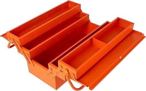 Advanced Bahco Metal Cantilever Tool Box Orange 550mm / 22" [Pack of 1] - : Amazon.co.uk: DIY & Tools Cantilever Tool Box, Diy Tools, Tool Box, Free Delivery, Tools, Orange