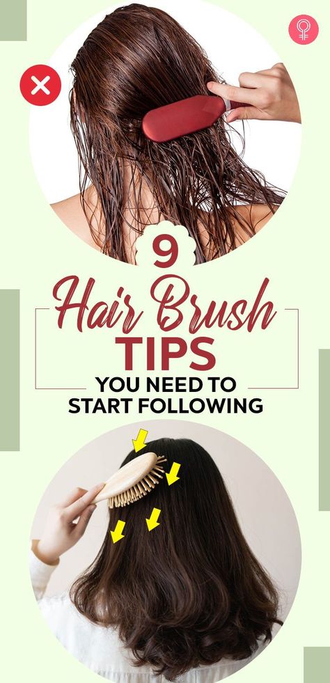 9 Hair Brush Tips You Need To Start Following: If you want your hair to look soft, shiny, and healthy, then there are a couple of tips that you need to keep in mind. From investing in a boar bristle hair brush to changing the way you brush your hair, here are nine hair brush tips that you need to follow. #hair #haircaretips #hairbrush How To Brush Hair Correctly, How To Keep Hair Soft And Shiny, Best Hair Brush For Damaged Hair, How To Brush Your Hair, How To Brush Hair, How To Brush Your Hair Correctly, Brushing Hair, Hair Brushing, Boar Bristle Hair Brush