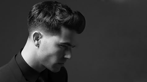 One of the most popular hairstyles for men is the fade haircut which has been around for decades and continues to be a top pick for men looking to switch up their look. Whether you're to update your existing fade hairstyle or ready to give […]Visit The Trend Spotter for the full post. Mens 50s Hairstyles, Best Fade Haircuts, High Fade Haircut, Mens Hairstyles Fade, Low Fade Haircut, Haircut Types, Mens Fade, Faded Hair, Cool Hairstyles For Men