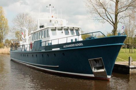 Boats for sale Germany, boats for sale, used boat sales, Commercial Vessels For Sale high class cruising - live aboard yacht - Apollo Duck Liveaboard Boats For Sale, Liveaboard Boats, Used Boat For Sale, Classic Boats, Used Boats, Houseboat, Boats For Sale, High Class, House Boat