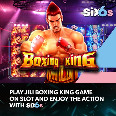 Play the action-packed Jili Boxing King game right now on Slot With Six6s. To continuously win prizes and have plenty of fun !! Play the game Boxing King now. Start your bet minimum 1 Rupee and pick the large possible to win enormous amount of money ! Therefore, play the Boxing King game right now on Six6s ! 💥Be Part of the Six6s, let's register today!💥 #Six6s #Sports #Onlinegame #Game #Recommended #Slot #Jili #BoxingKing Play Free Online Games, Kings Game, Win Prizes, Games Box, Slot Game, Free Online Games, Game On, Slots Games, Online Games