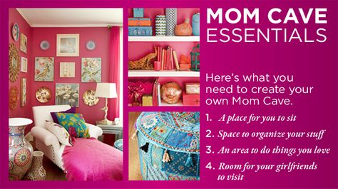 It doesn't have to be a "Mom Cave" it can be a girls cave! Diva Den Ideas, Mom Cave Ideas, Women Cave Ideas, Mom Cave, Moms Cave, Den Ideas, Girl Cave, Babe Cave, Woman Cave